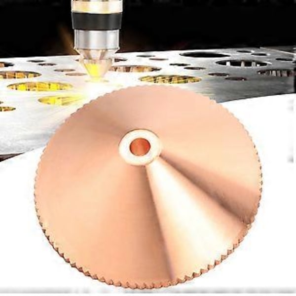 1 stk. enkeltlags laserdyse messing til CO2 fiberlaserskæremaskine 1,8/2,0/2,5/3,0 mm 2,5 mm