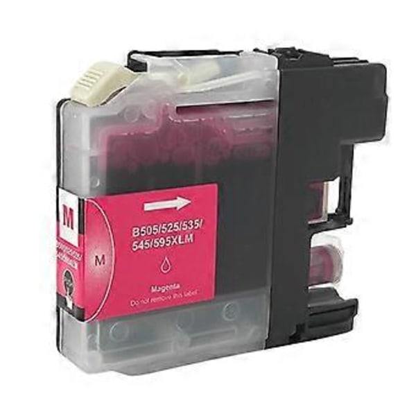 4 stk. LC539XL LC535X Kompatible blækpatroner til Brother DCP-J100/DCP-J105/MFC-J200 Inkjetprinter Forebygger tilstopning