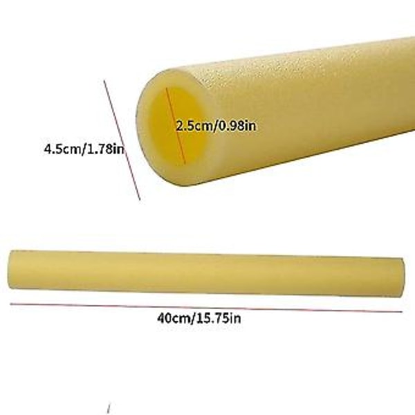 10 stk. Oline Stangbeskyttelse Skumpolstring Rør 40cm Skumrør Svampehus Beskyttende Oli