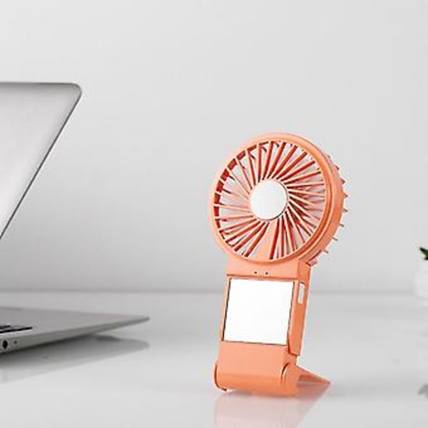 Tuuletin peilillä, kannettava kädessä pidettävä minituuletin USB-tuuletin vaikuttavin tuloksin
