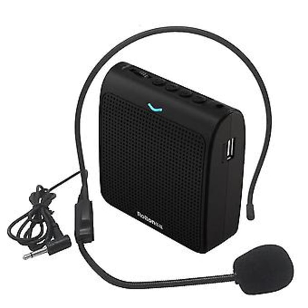 Rolton Bærbar Mikrofon Høyttaler Liten Seriøs Mini Med Usb Tf Radio For Lærer ()