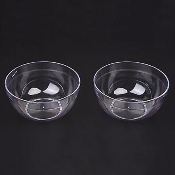 Kvinder 9cm X 4.5cm Diy Ansigt Klar Maske Skål Mixer H 2stk