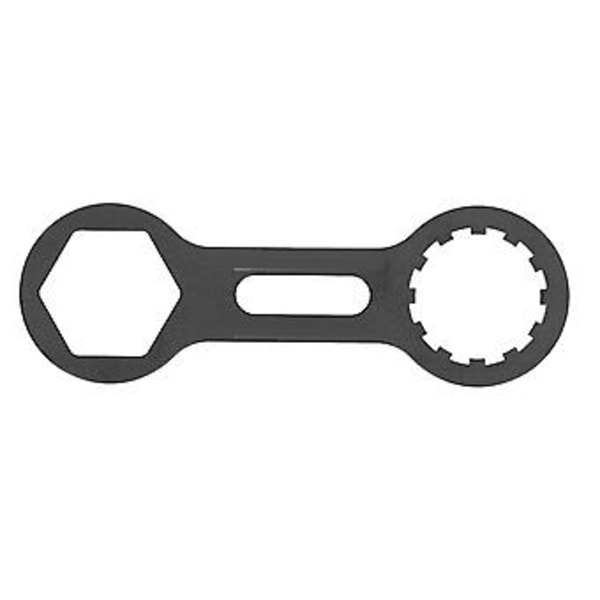 Cykel Forgaffel Reparationsværktøj, Aluminiumlegering, Sort, Mountainbike Hætte Afmonteringsnøgle, Egnet til Hydrauliske & Mekaniske Gafler, Holdbar