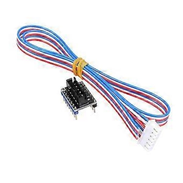1st Extern Högeffektskopplande Motordrivrutinsadaptermodul för Microstep Driver 3D-skrivarkort med 50cm 6-stiftskabel