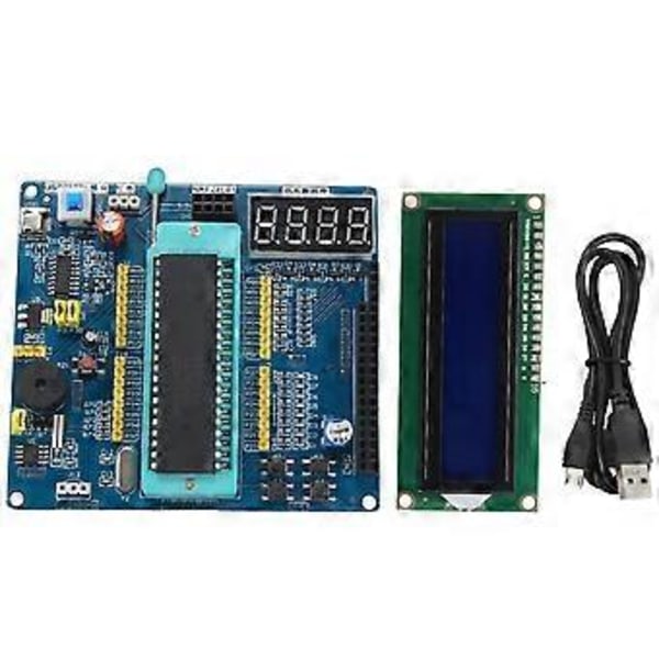 HC6800-MS Utvecklingskort Modul Mikrokontroller Mini Systemkort Utbildningskort STC89C52 Utvecklingskort Modul