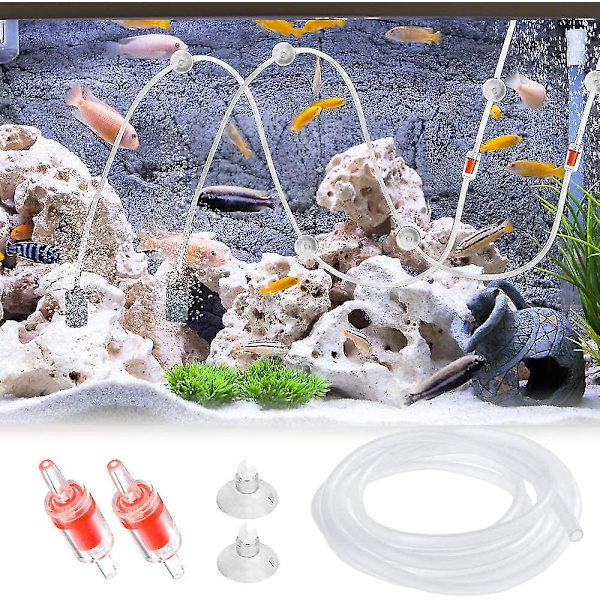 15 stk akvarieluftpumpetilbehør flyrør stensylinder for akvarium fiskebolle (a-1b)