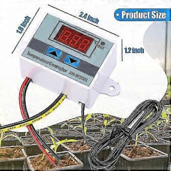 Digital Temperaturkontroller Xh-w3001 110-220v Modul Programmerbar Minus 50 Till 110 Graders Uppvärmning