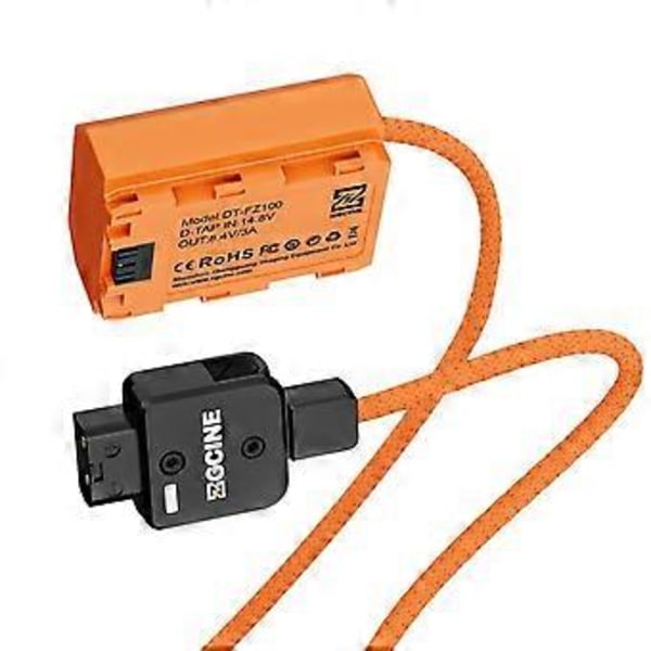 PD-FZ100 Type-C USB-C til FZ100 Dummy Batterikabel Flettet Ledning til A7III A7RIII A7SIII A7RM4 A9 A7M3 A7C FX3