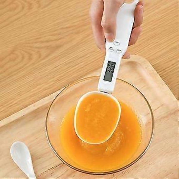 Ny 500g/0,1g Portabel LCD Digital Köksvåg Mätsked Gram Elektronisk Sked Vikt Volym Matvåg Ny Hög Kvalitet