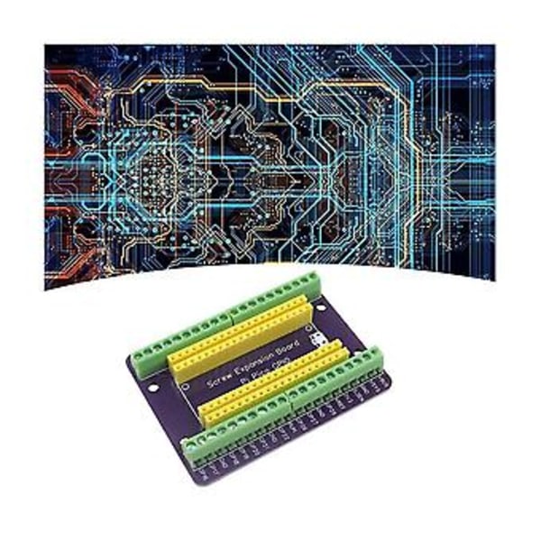 För Pico Gpio Expansionskort Picow Terminal Gpio Gränssnittsmodul Ombord Hane Och Hona Stift (svetsad)