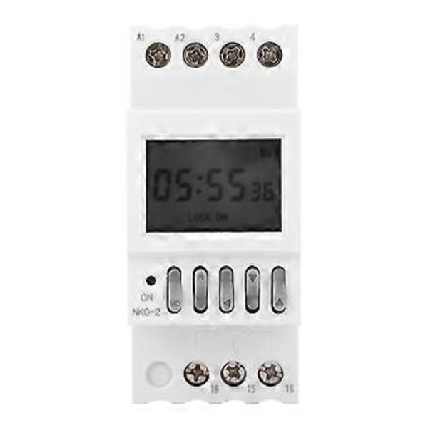 Tidsbryter DIN-skinne Type Skole Fabrikk Ringeklokke Bryter Relé AC220V 3A