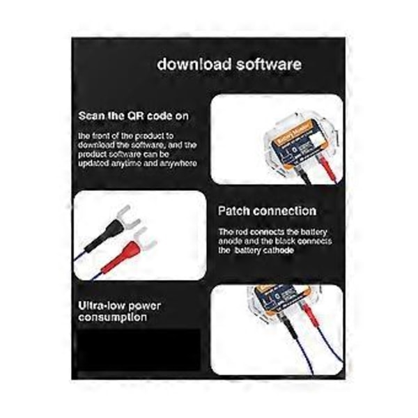Trådlös Bluetooth 4.0 Batterihanterare Bm6 Pro Med Bilbatterihälsa App Hantera Batteriövervakare T