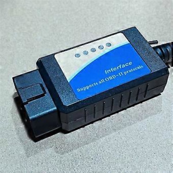 USB Auto Diagnostisk Skanningsverktyg Chip Programvara Usb OBD Kodläsare