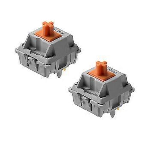 SP-Star Meteor Orange Switch til Tilpasset Mekanisk Tastatur 5 Pins Switches 57g Holdbar