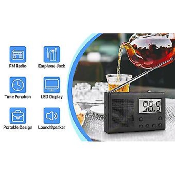 DIY Radio Kit FM Radio Modul 76-108mhz Trådløs Mottaker LCD Skjerm 3v Elektronisk Lodding