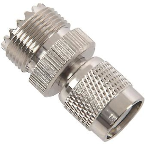 4x Tnc Til Pl259 Uhf Hun Adapter Konnektor, sølv