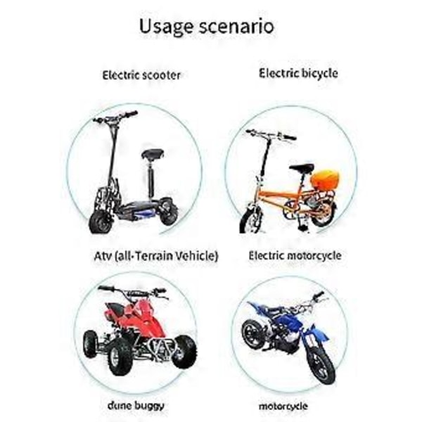 500W Universal børsteløs controller til elektrisk cykel/scooter controller 48V Power Off bremse
