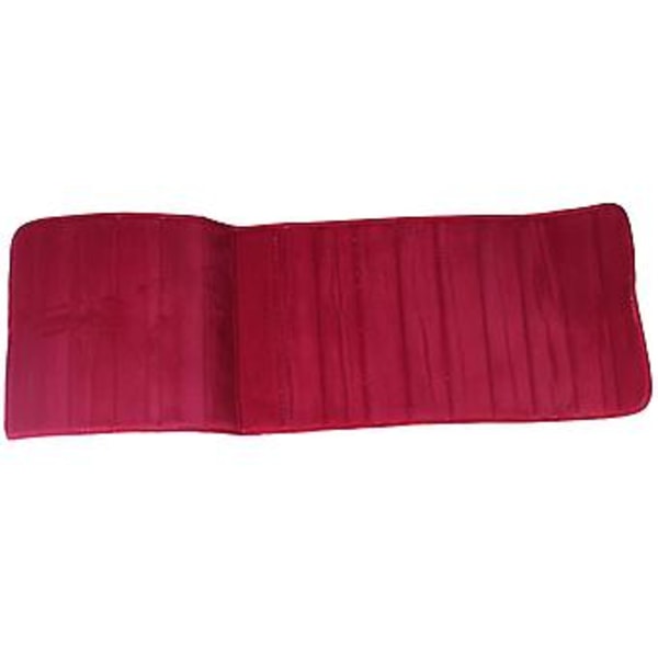 120x40cm Imukykyinen Liukumaton Memory Foam Matto Setti Sängyn Oven Lattiamatto - punainen