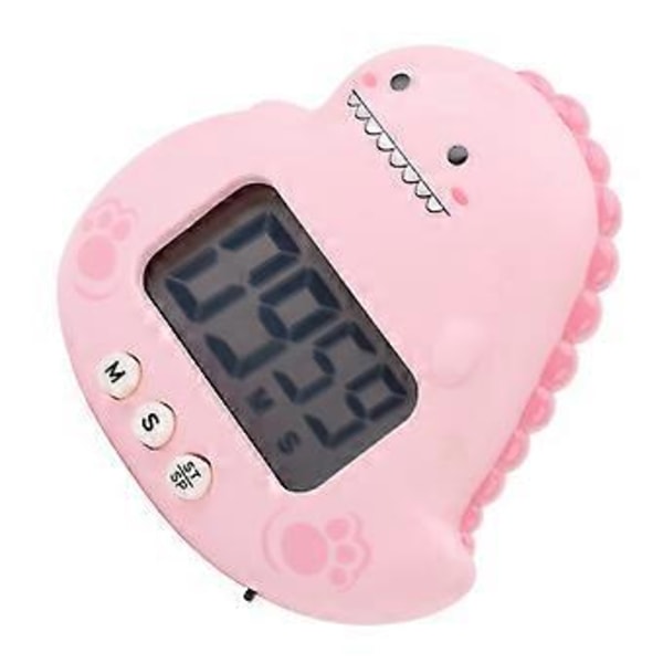 Roseate Dinosaurie Timer för Barn: Stor LCD Magnetisk Nedräkning för Klassrum