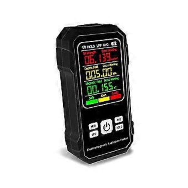 Elektromagnetisk Strålingsdetektor Elektrisk Magnetisk Felt Tester Meter RF Styrke Detektor Enhed