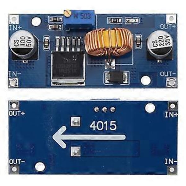 Nedtrappingsstrømforsyningsmodul 24V 12V 9V 5VDC til for DC 4V-38V til 1.25V-36V 5A