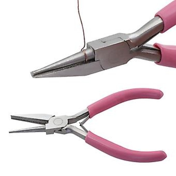 2x Rund Konkav Tang Wire Loo Tang For DIY Smykker Ma