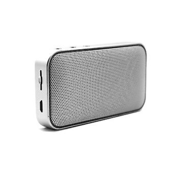 Kannettava Mini Taskukokoinen Ulkokaiutin Erittäin Ohut Bluetooth-kaiutin Tukee TF-korttia - valkoinen