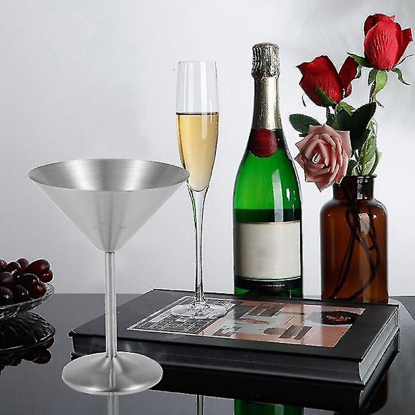 Rustfrit stål cocktailglas