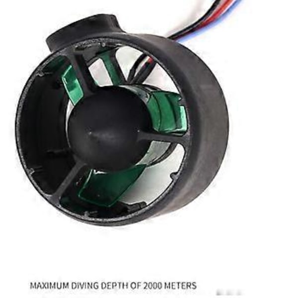 350W 12V-24V Propellerblad Undervattenstruster Borstlös Motor 3-Bladiga Propellrar för RC Modell Skepp Båtdelar, CCW
