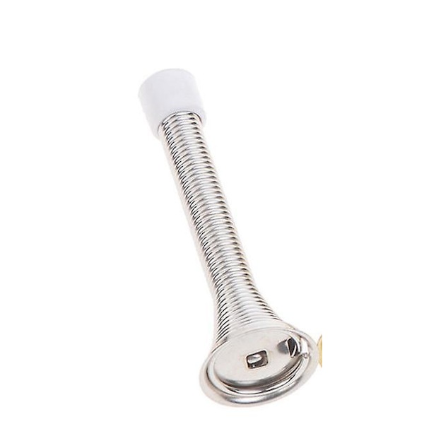 4 st fjäderdörrstopp - silver (3 tum)