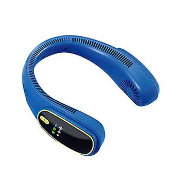Portabel Hängande Halsfläkt USB Uppladdningsbar Ing Fläkt Utomhus Er Utomhussporter Bladlös