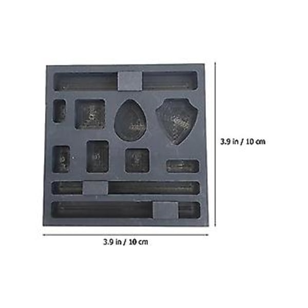 Grafitform 11 Huller Form Metal Smelteform Til Sølv
