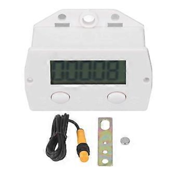 BERM Punch Elektronisk Räknare 5 Siffrig Digital Display 099999 Plast Sensor med Magnet