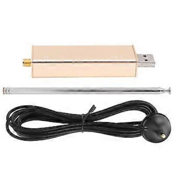 SDR Mottaker SDR0.1KHz1.7GHz Ham Programvaredefinert Radio Antenner Høy Stabilitet