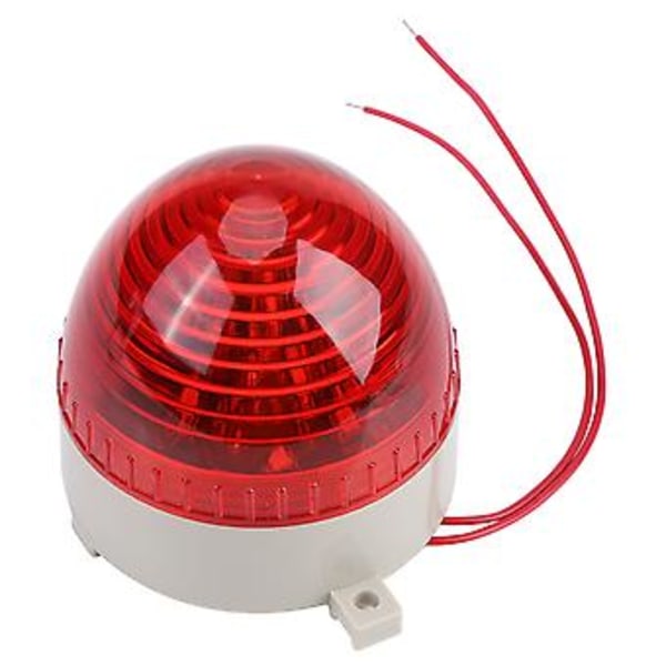 1 stk. Rød LED Flash Advarselslys Nødlys til Køretøj Brandbekæmpelses Beacon Lampe 110V