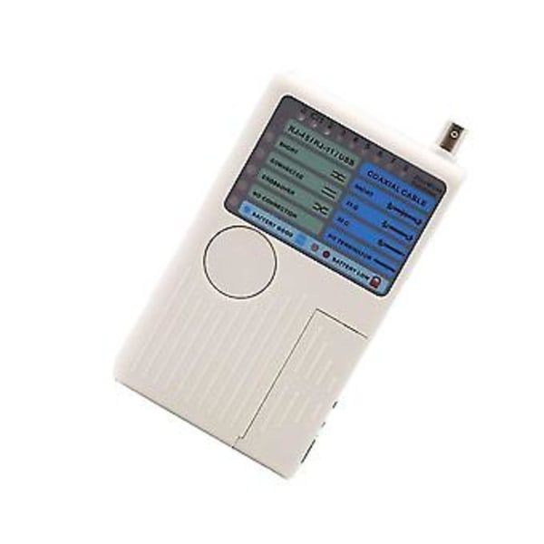 Rj11 Rj45 Usb Bnc Lan Nettverkskabel Tester Fjernstyrt Lan Kabel Tracker Detektor 4 I 1 Rask Tester Til
