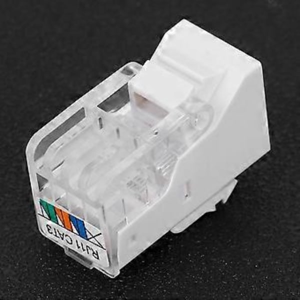 5 st CAT3 Modul RJ11 4-Kärnig Fri Samtal Telefonmoduler Information Elektronisk Komponent