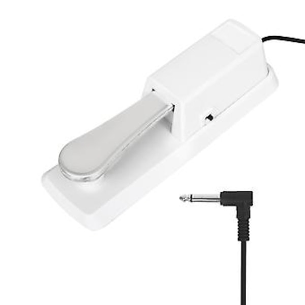 Piano Sustain Pedal, Digital Piano Keyboard Sustain Pedal med Skridsikker Bund
