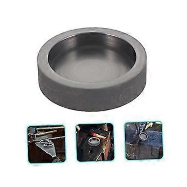 5st Grafit Tank Cirkel Schabloner Gjutformar för Gjutning Metall Grafit Gjutform Liten Grafit
