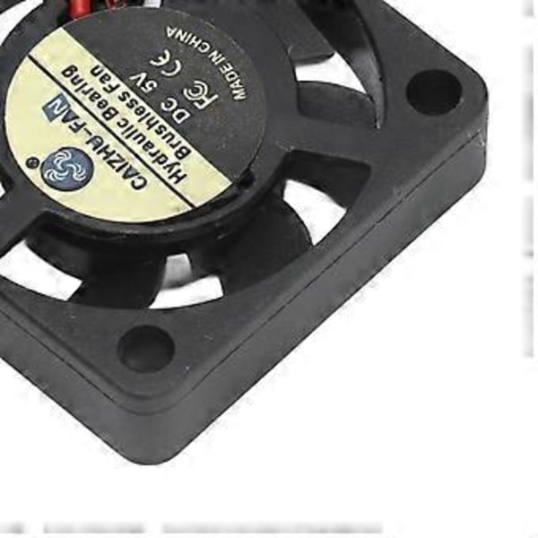 Extruder Kylfläkt 3D-skrivardelar Kylare Fläkt Plast för Voron V0.1 DC 5V 3007