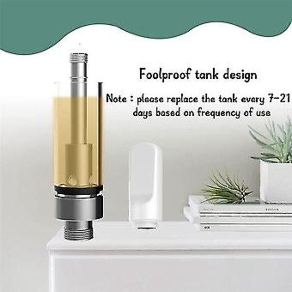 10 st Tomma Förvaringspatroner För 1,0 ml Glas Keramik Lätt Att Fylla