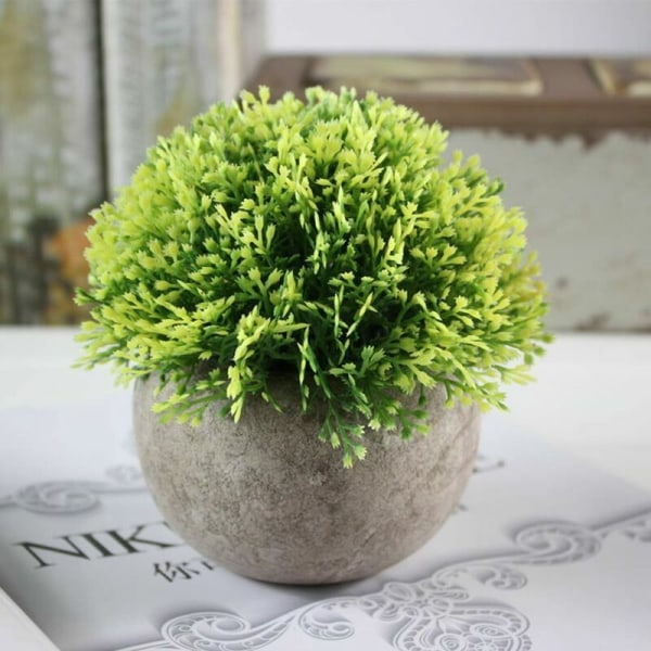 Mini konstgjorda suckulentväxter med kruka dekorativ växt för hem, trädgård, kök, bröllop inomhus och utomhus