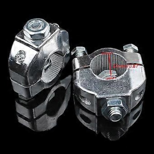 1 Par Motorsykkel Universal Styreforhøyer Styrefeste Håndtaksklemme 22mm 7/8\"