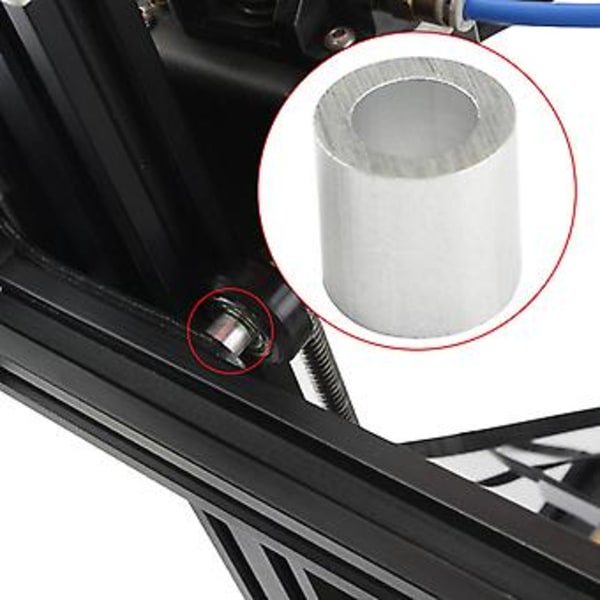 10 stk. 3D-skriverdeler sekskantet eksentrisk kolonne med 20 stk. rund isolasjon