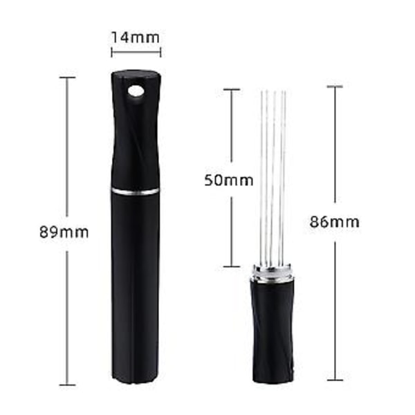 Wdt Værktøj, espresso, bærbar Espresso Omrører, 0.4mm Espresso Omrører