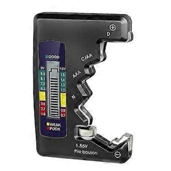 Universal batteridetektor til husholdningsapparater, digital display batteridetektor