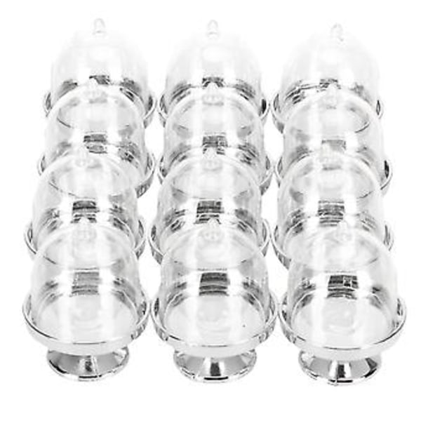 Godisask, 12-pack Mini Godis Muffin Stativ Godisförvaringsbehållare Ultra Responsiv