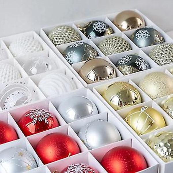 Ball Baubles Stort Tre Rotter Jul Hengende Pynt Rotte