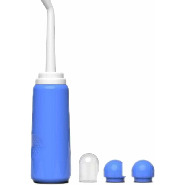 Bærbar bidet, 500 ml rejsebidet-flaske til håndholdt bidet-sprøjte til efterfødselsomsorg med dyser til udendørs camping, personligt toilet, personligt H