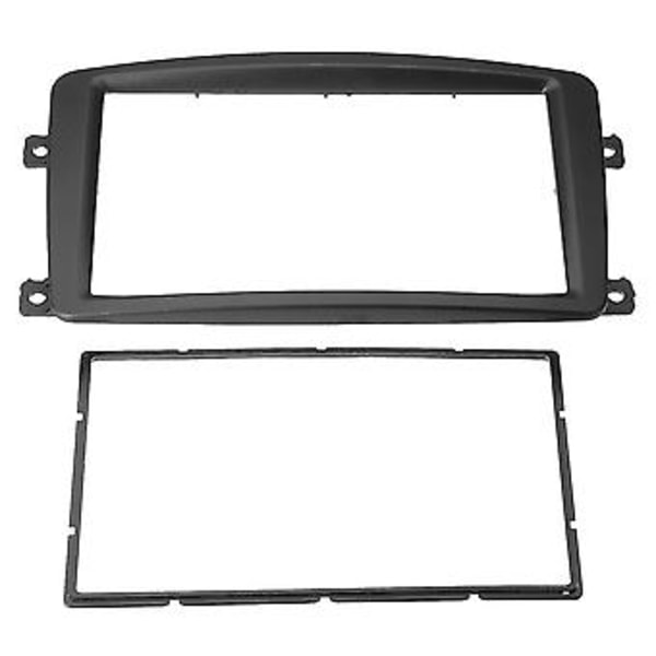 2 Din Bilradio Fascia DVD-spiller Panel Dash Ramme For C Clk G Viano W203 W209 W4